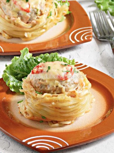 «Гнезда» с фаршем в духовке 👍🏼 - Шаг 1