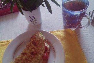 Овсяноблин с ветчиной !