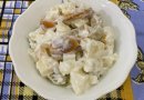 Салат картофельный с грибами