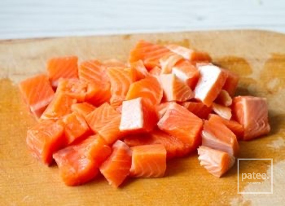 Чаудер с лососем и креветками 🍲 - Шаг 3