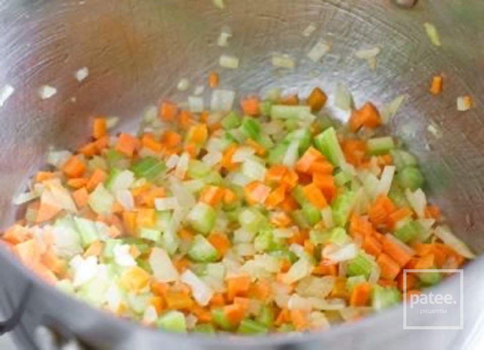 Чаудер с лососем и креветками 🍲 - Шаг 4