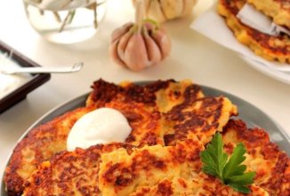 Картофельная лепешка с курицей и сыром 🥔