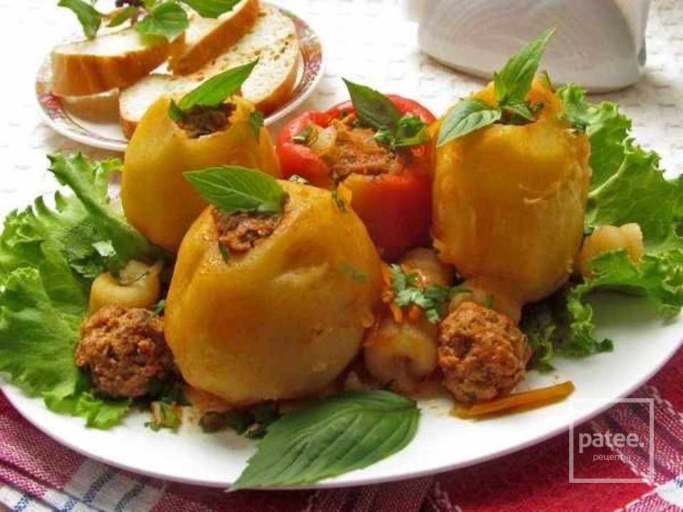Картофель, фаршированный мясным фаршем 🥔 - Шаг 10