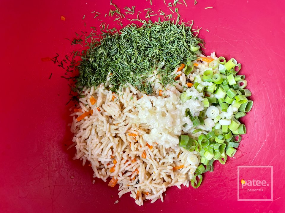Кабачковые оладьи с рисом. - Шаг 3