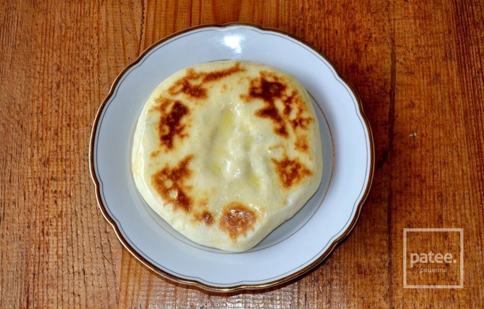 Хачапури со шпинатом и сыром - Шаг 11