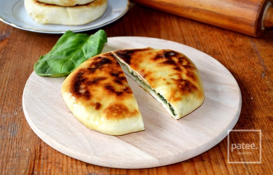 Хачапури со шпинатом и сыром - Шаг 12