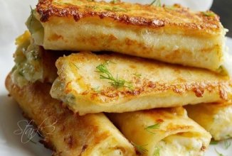 Трубочки из лаваша на завтрак 👍🏼