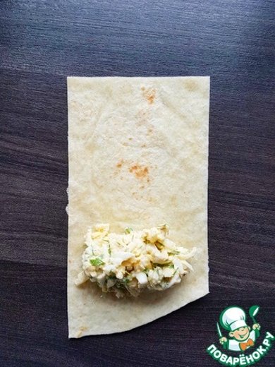 Трубочки из лаваша на завтрак 👍🏼 - Шаг 5