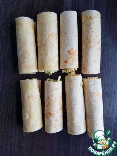 Трубочки из лаваша на завтрак 👍🏼 - Шаг 6