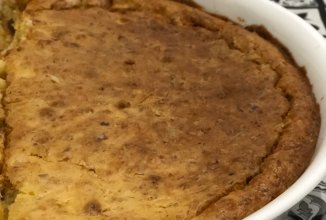 Пирог с тыквой и овсянкой