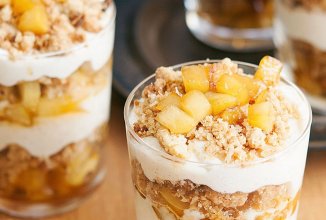 Яблочный крамбл