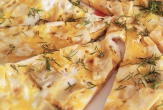 Яичница с сыром на лаваше 🍳