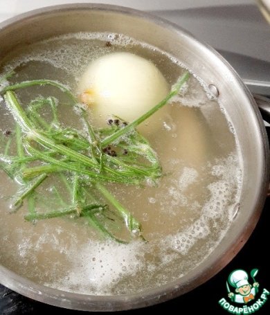 «Язык в сливочном соусе с грибами» 👍🏼 - Шаг 3