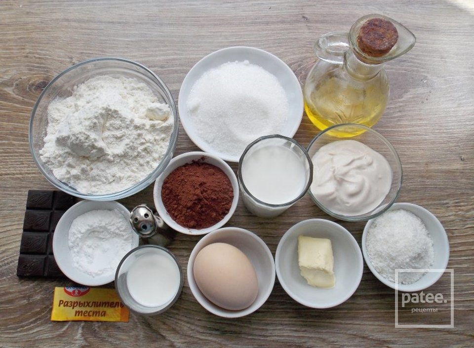 Капкейки "Баунти" - Шаг 1