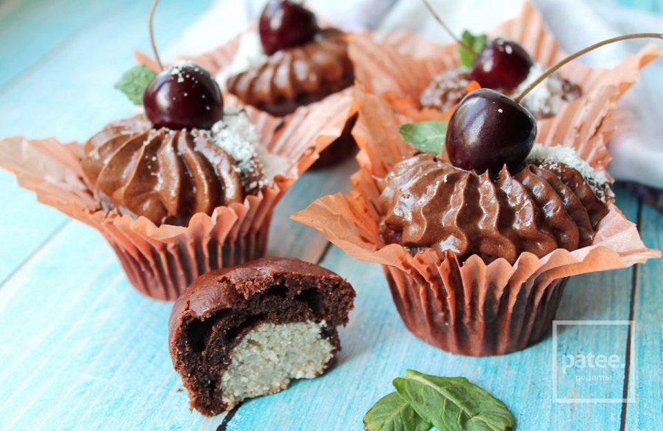 Капкейки "Баунти" - Шаг 23