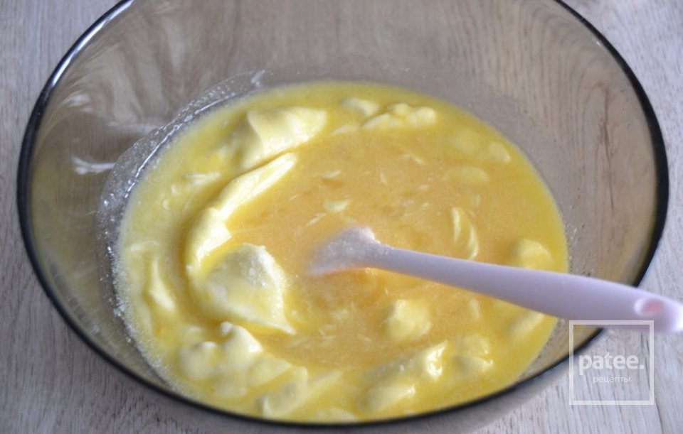 Двухцветный кекс с вишней - Шаг 3