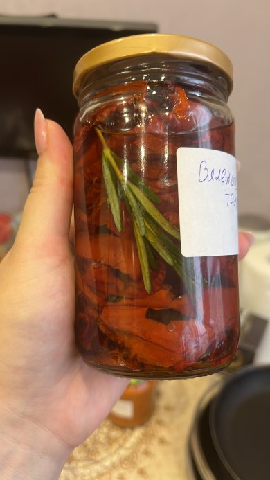 Вяленные томаты и соус из сердцевин - Шаг 3