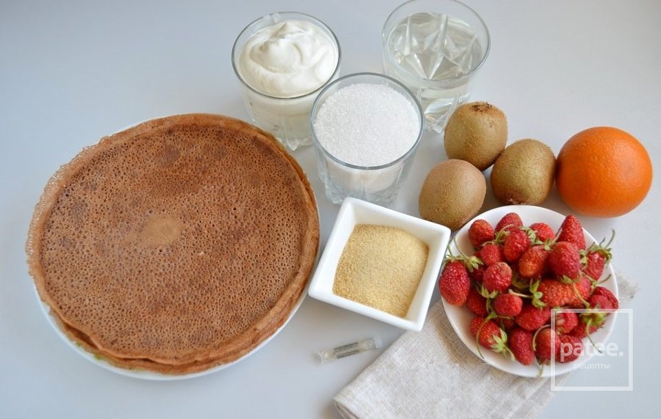 Фантастический блинный торт - Шаг 1
