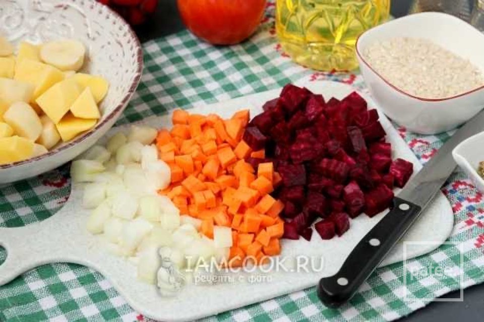 Свекольный суп с фрикадельками 🍲 - Шаг 4