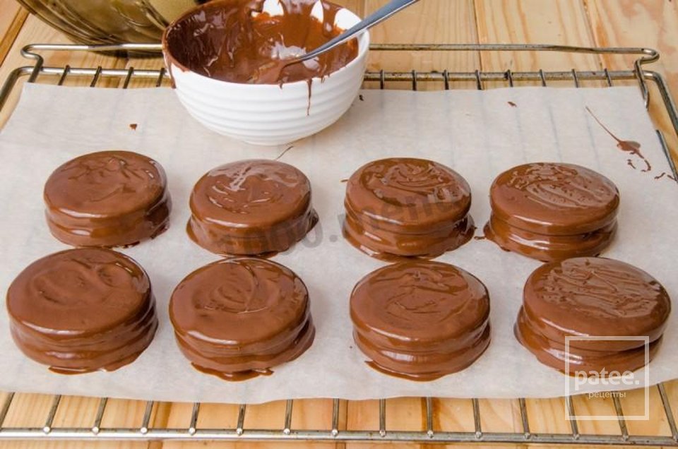 Домашнее печенье Чоко Пай - Шаг 26