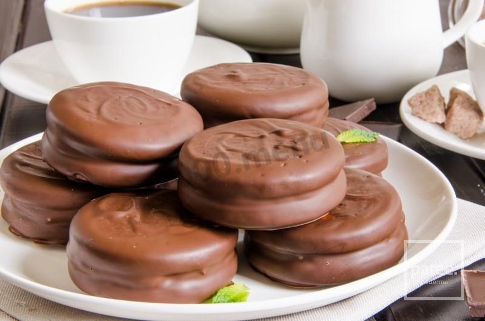 Домашнее печенье Чоко Пай - Шаг 28