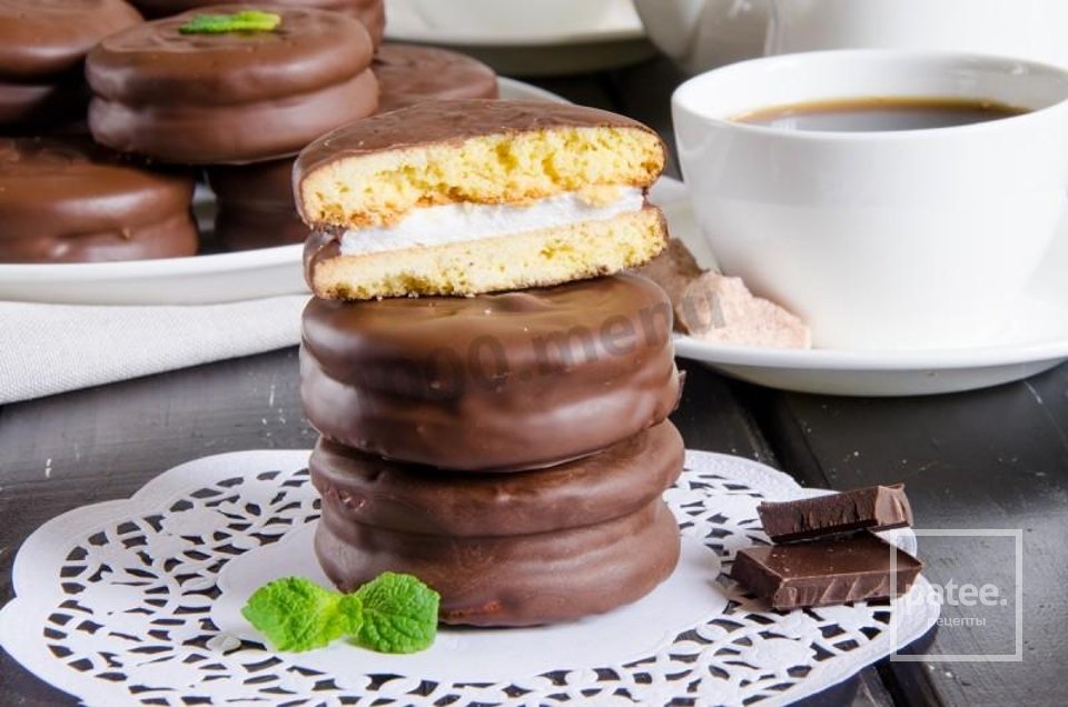 Домашнее печенье Чоко Пай - Шаг 29