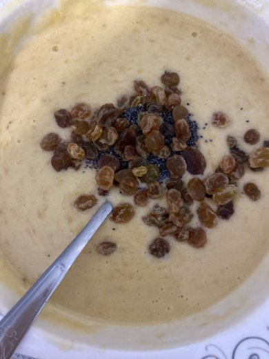 Банановые кексы с изюмом и маком - Шаг 2