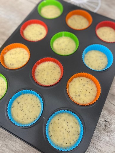 Банановые кексы с изюмом и маком - Шаг 3