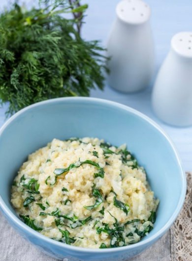 Булгур со шпинатом 🥣 - Шаг 1