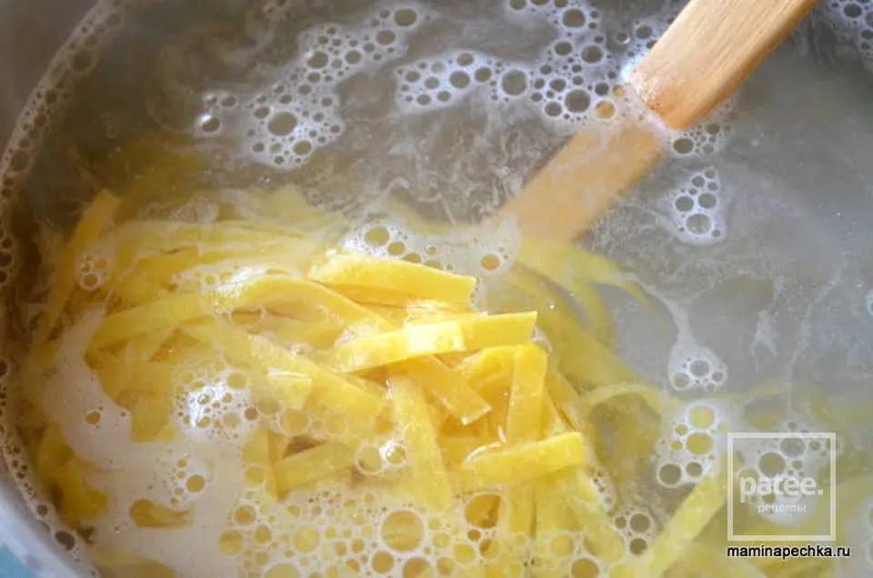 Паста с морскими гребешками 🍝 - Шаг 4