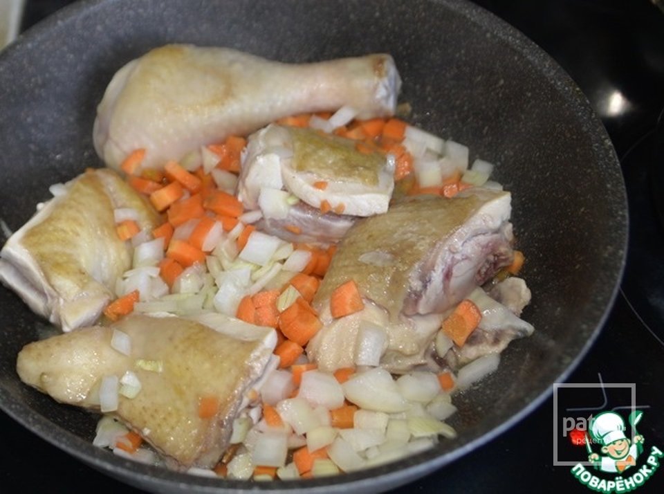 Куриный айнтопф на томатном соке 🍗 - Шаг 5