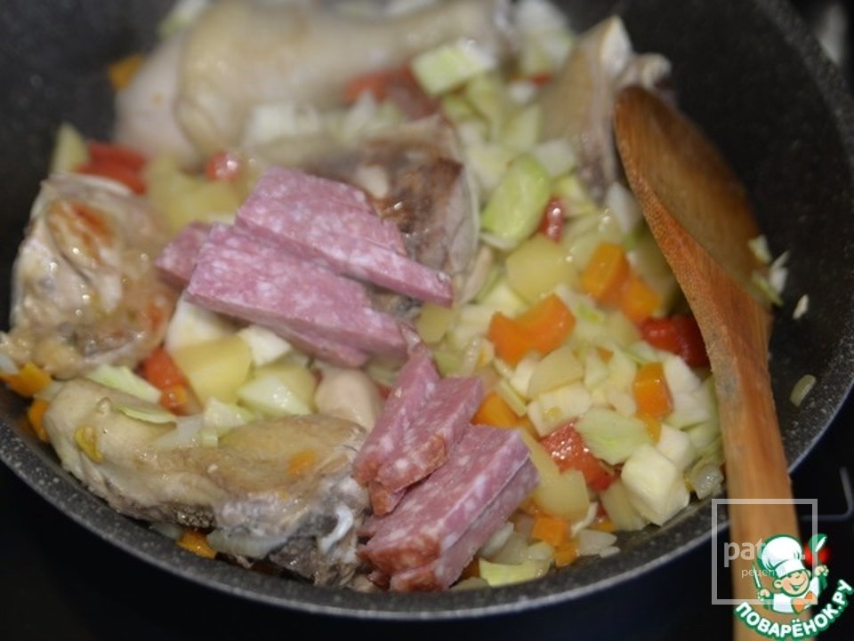 Куриный айнтопф на томатном соке 🍗 - Шаг 9