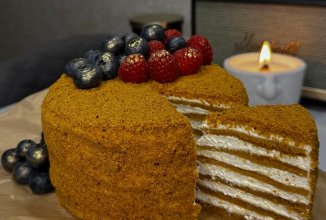 Медовик без сахара