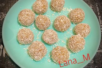 Шарики из банана и печенья за 15 минут