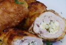 Вкусные диетические куриные рулетики 👍🏼
