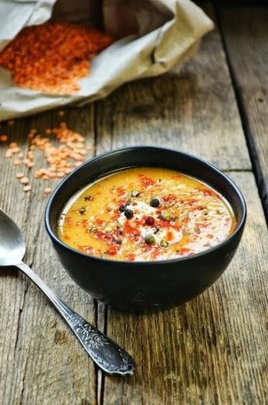 Томатно-чечевичный суп 🍲 - Шаг 1