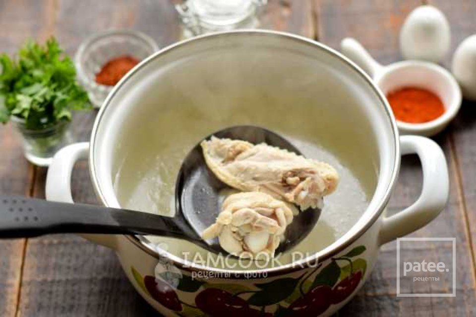 Суп с рисом и морской капустой 🍲 - Шаг 4