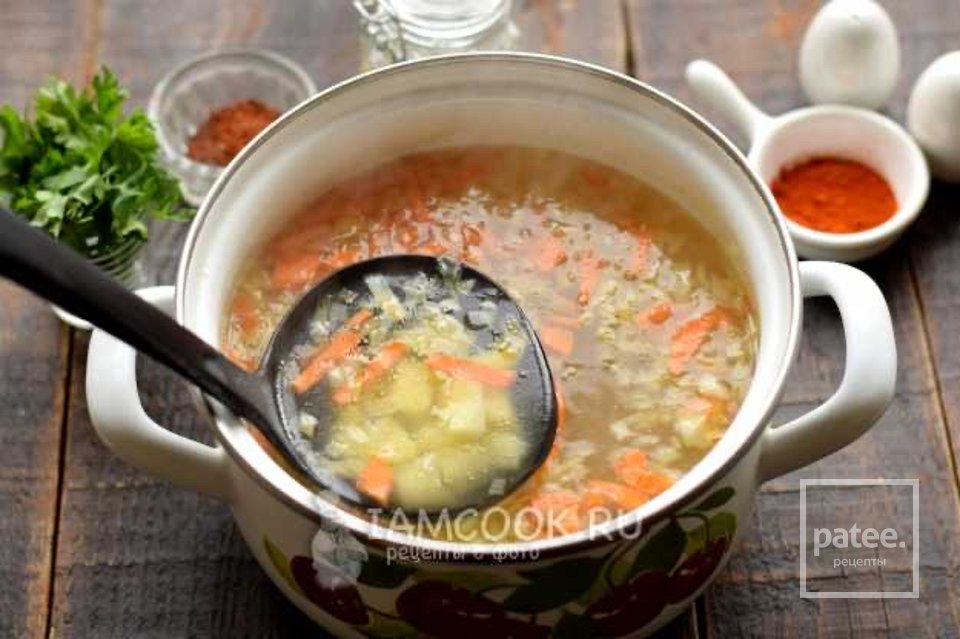 Суп с рисом и морской капустой 🍲 - Шаг 5