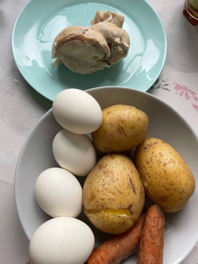 Салат «Сугробы» - Шаг 1