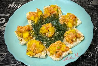 Тартар из лосося