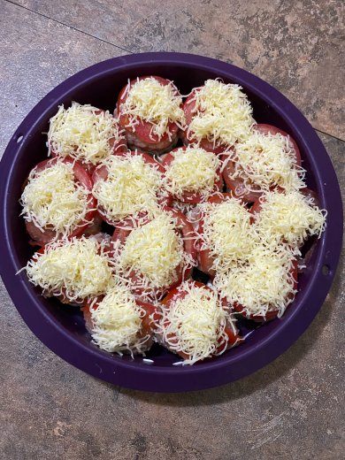 Кабачки с куриным фаршем и горошницей - Шаг 2