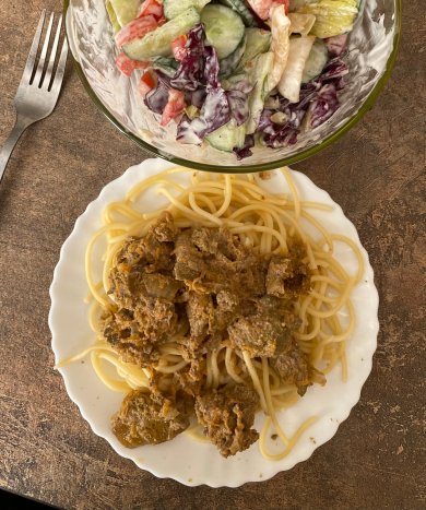 Нежная куриная печень в сметане - Шаг 1