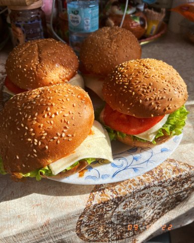 Классический чизбургер - Шаг 1