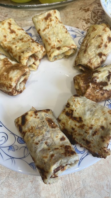 Кабачковые блинчики со сметанным соусом - Шаг 1