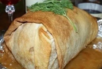 Курица в лаваше.