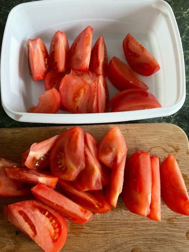 Закуска из помидоров 🍅 - Шаг 1