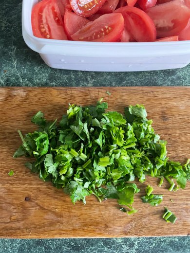 Закуска из помидоров 🍅 - Шаг 2