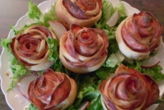 Вкусные розочки.