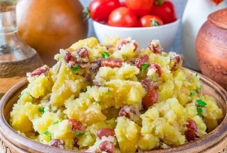 Белорусская толчанка с фасолью 🥔