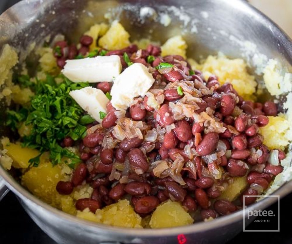 Белорусская толчанка с фасолью 🥔 - Шаг 5